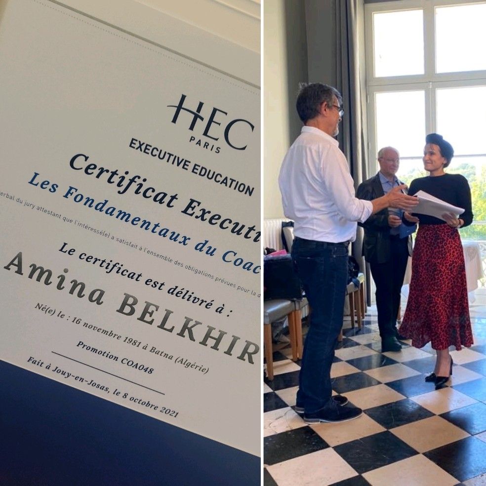 Certificat Amina BELKHIR