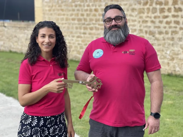 Clara Lourdelet et David Auriac